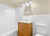 Thumbnail 8 of 14 - Bathroom With Bathtub at Cheverly Station Apartments, Cheverly, 20785
