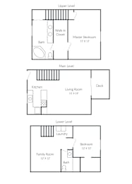 Floor Plan 2 Bedroom