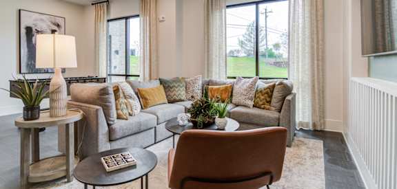 Sky Harbor Apartments in Chamblee, GA photo of a seating in the clubhouse