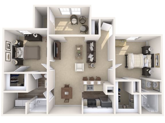 Dogwood - 2Bed 2Bath Wimbledon Oaks|Dogwood - 2Bed 2Bath