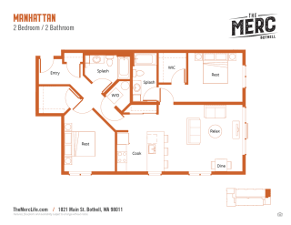The Merc Apartments Manhattan Floor Plan