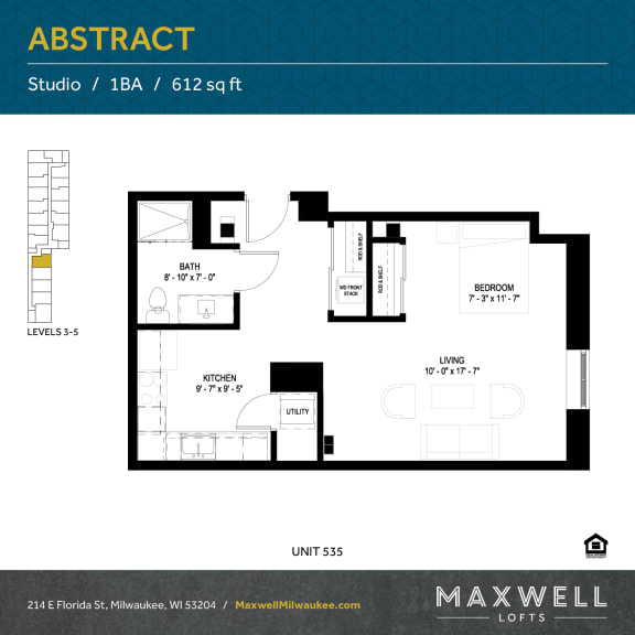 Apartment Floor Plans Maxwell Lofts Milwaukee, WI