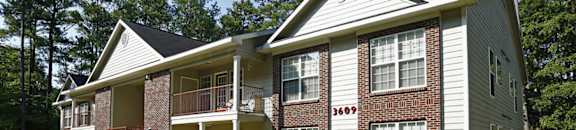 Residential Building Exterior at Karen Lake Apartments in Fayetteville North Carolina