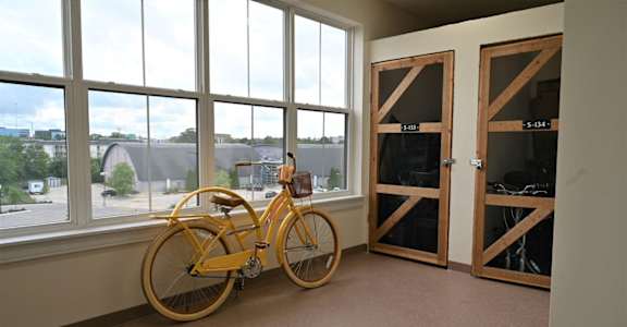 Cycle Stand at Poplar Creek Apartments, Brookfield, 53045