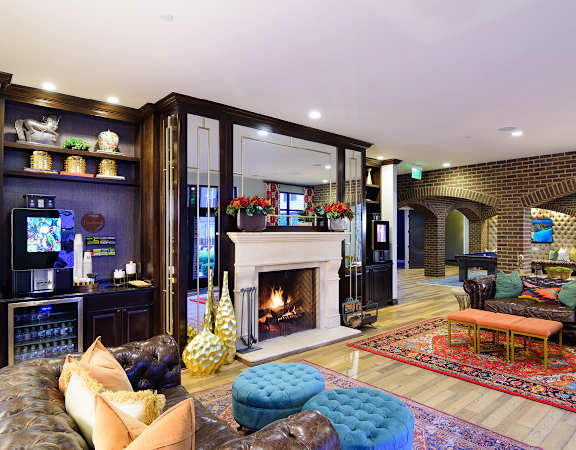Community Lounge at Taylor House Apartments, Columbus, Ohio