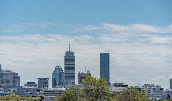 the skyline of the city at Union 346, Somerville, Massachusetts, 02143