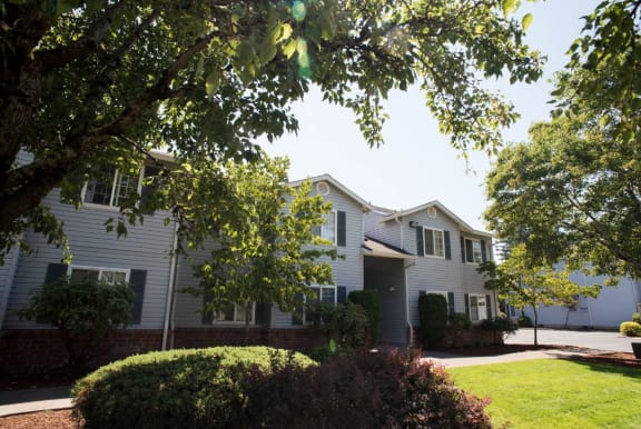 Property exterior at Alder Crossing Apartments in Oregon
