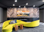Thumbnail 1 of 6 - Lobby and Sitting Area at Confluence on 3rd Apartments in Downtown Des Moines