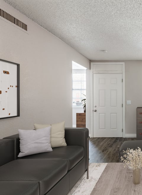 Bedroom of Model Apartment, Timberfalls Apartments