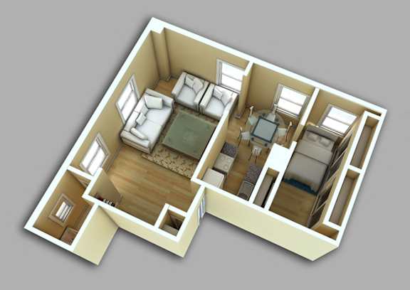 1 Bedroom - 1001
