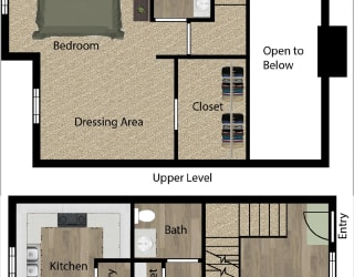 1 Bedroom Townhome