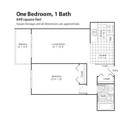 Bellaire Estates floorplan, White Bear Lake, Minnesota