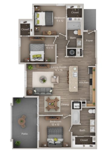 Floor Plan  C - Classic w/Garage