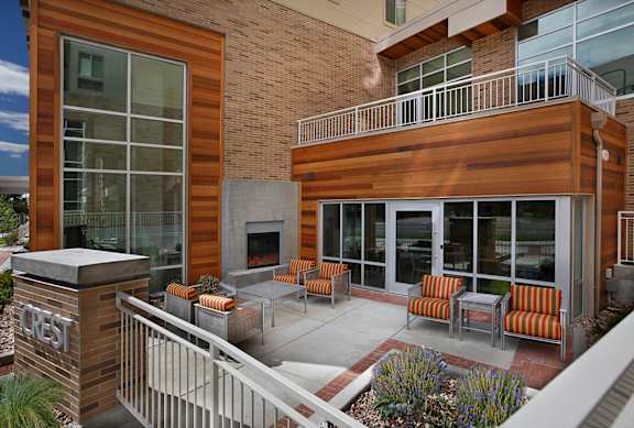 Apartment Patio at Liberty Crest Apartments, Salt Lake City