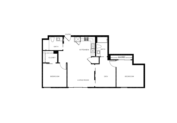 3 bedroom floor plan