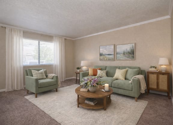 Living Room at Lodi Commons Senior Living, California