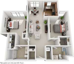  Floor Plan 2B