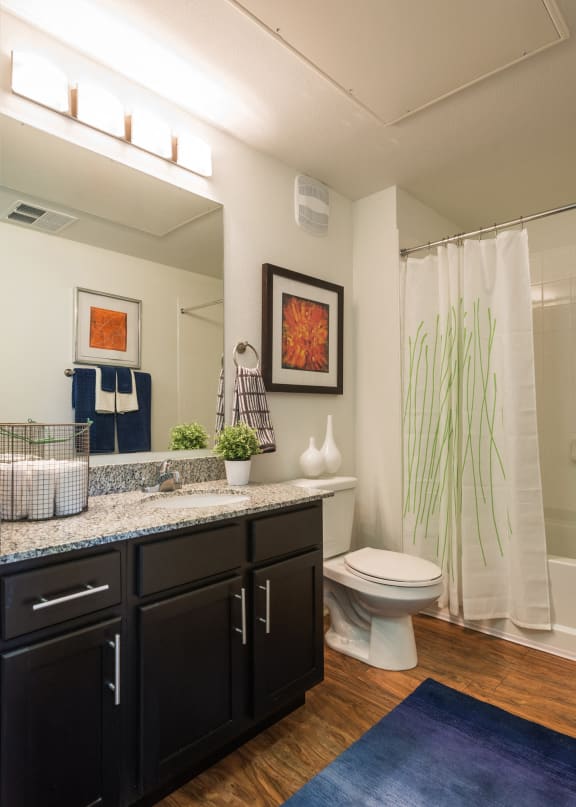 Bathroom with vanity at Arterra Place Apartments, Aurora, CO, 80017