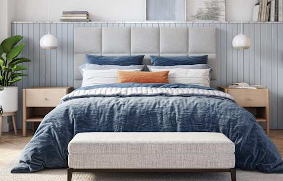 Stock image of bedroom