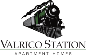 the logo or sign for the apartment homes station