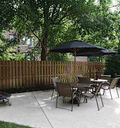 Outdoor Living Area at Convent Gardens Apartments, St. Louis, MO