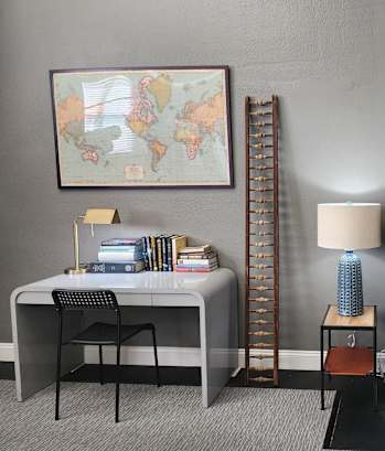 Office Desk at Convent Gardens Apartments, Missouri, 63108