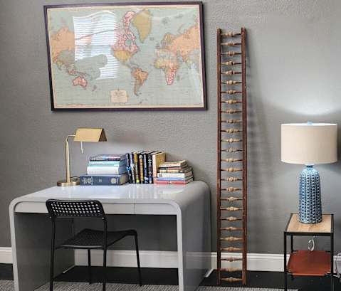 Office Desk at Convent Gardens Apartments, Missouri, 63108