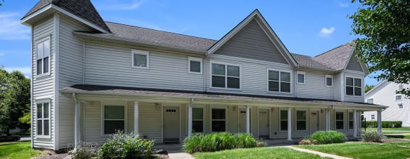 The exterior of a townhome at Duneland Village in Gary, IN