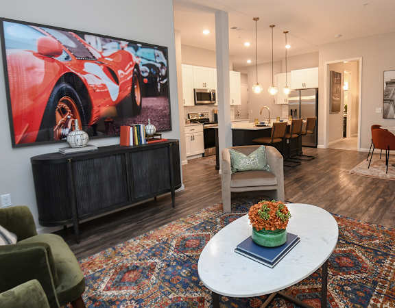 Spacious Living Room at Essex in Ohio 43212