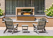 Thumbnail 13 of 17 - outdoor fireplace at Cole Spring Plaza Apartments, Silver Spring, MD 20910