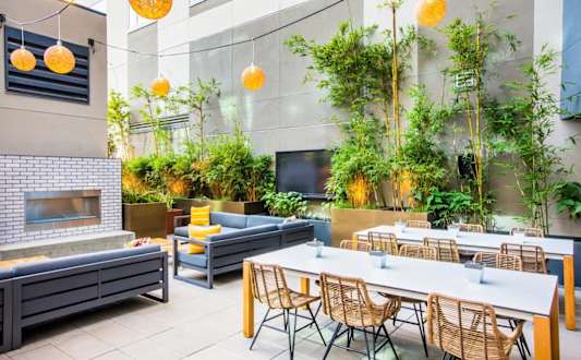 Firepit Patio at Ansel, California, 94103