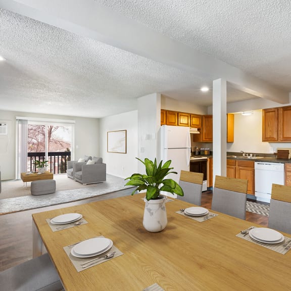 dining area inside an apartment at Wildflower, Kennewick, WA 99336
