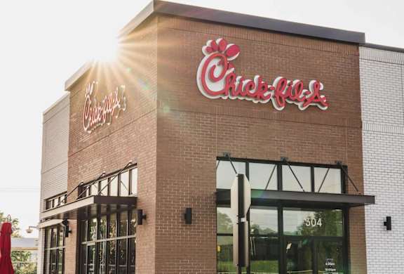 A Chick-fil-A restaurant  at Las Brisas Apartment Homes, Round Rock