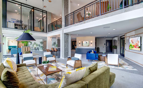 Resident Lounge at Hazel Apartments, Washington