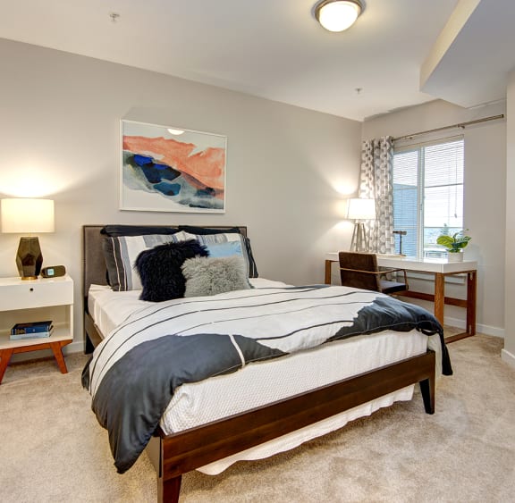 Bedroom  at Harrington Square, Renton, WA, 98056