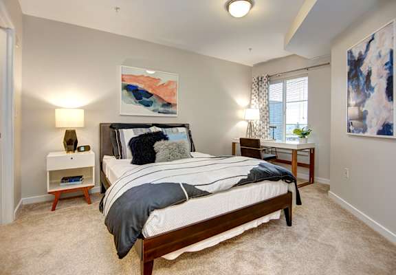 Bedroom at Harrington Square, Renton, WA, 98056