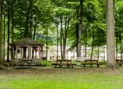 Thumbnail 4 of 7 - Gazebo and Courtyard at Cambridge Square LaPorte