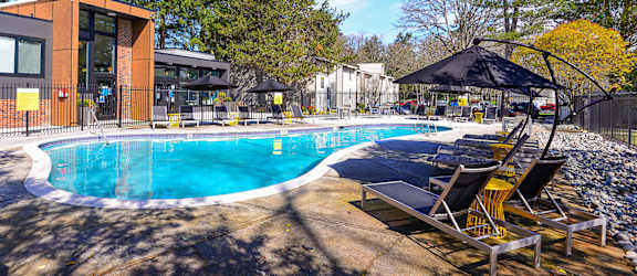 Pool with Chairs at MOD 83, Lakewood