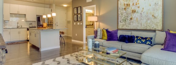 Modern Living Room at Windsor Republic Place, 5708 W Parmer Lane, Austin