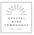 A logo for Coastal Wind Townhomes established in 2021.