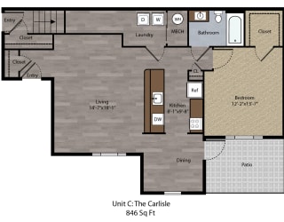 Floor Plan The Carlisle