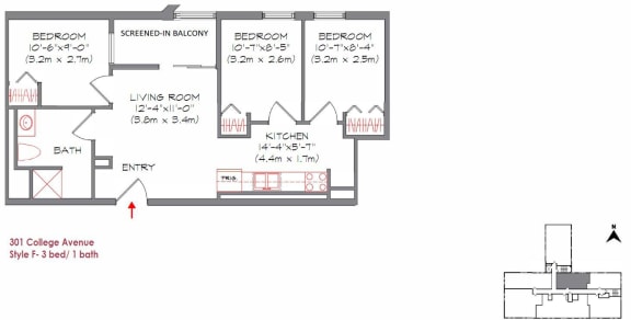 a floor plan of a house