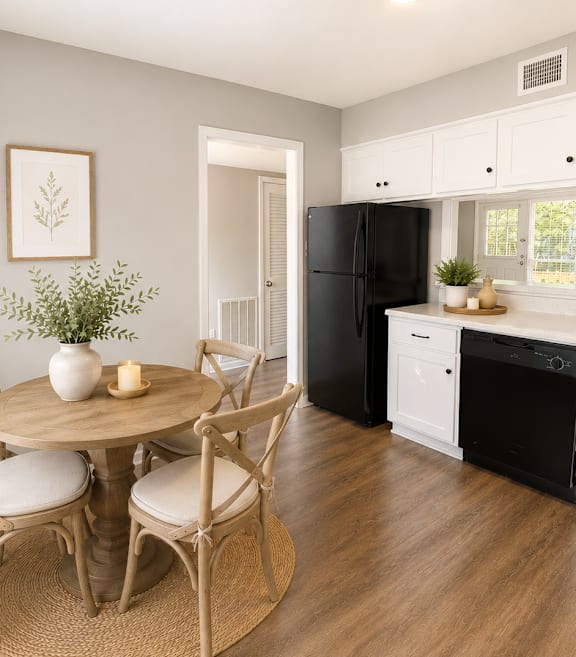 kitchen at Colony Townhomes, North Carolina, 27609