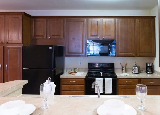 Kitchen at Cypress Pointe Apartments in Orange Park, FL