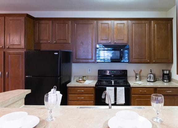 Kitchen at Cypress Pointe Apartments in Orange Park, FL
