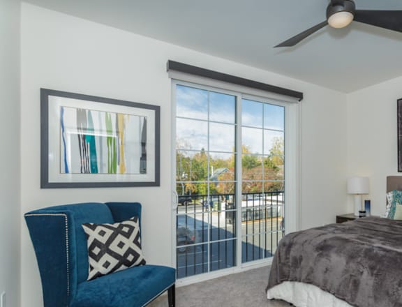 Bedroom with window at THE ANGELINO, Sacramento