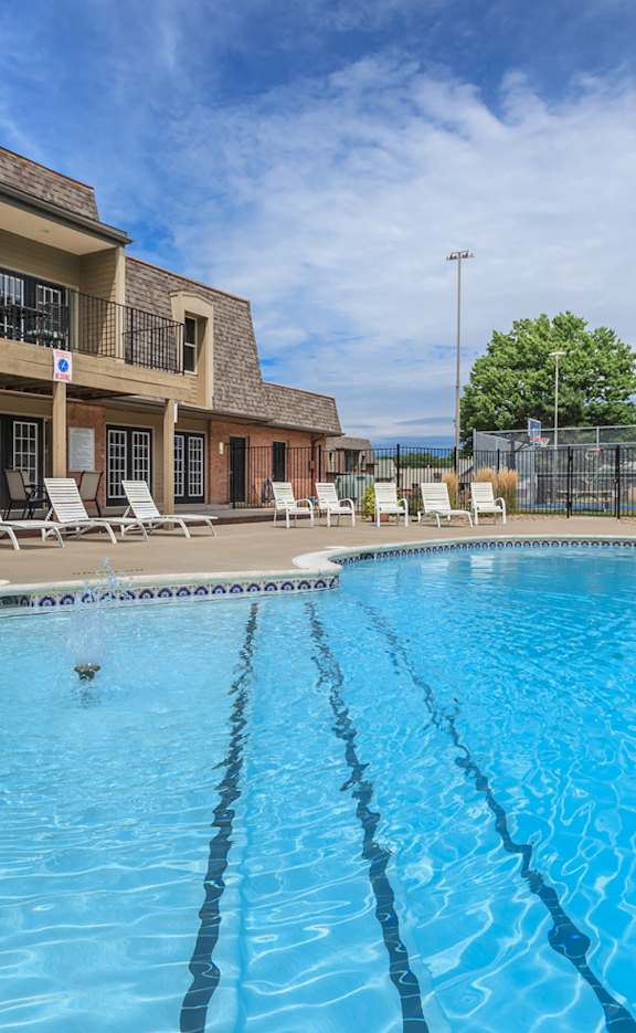 Relaxing Swimming Pool With Sundeck at Louisburg Square Apartments & Townhomes, Overland Park, 66212