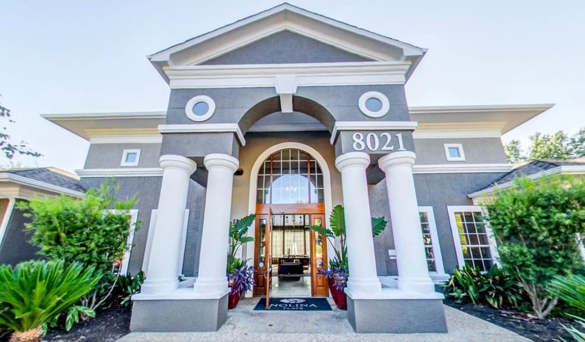 Nolina Flats leasing office entrance - Austin, TX