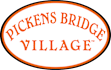 The image is of a logo that reads "Pickens Bridge Village".