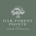 logo for the oak forest pointe senior apartments